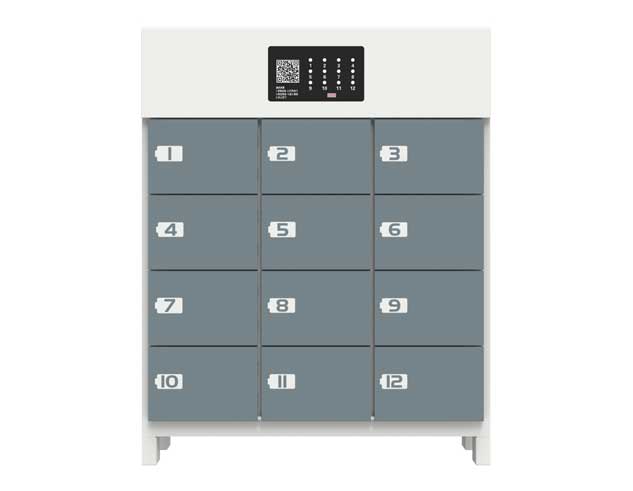 電瓶車(chē)電池12倉(cāng)充換電柜
